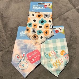 NWT Dog Bandana set